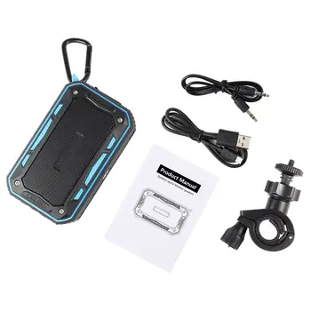 

Bluetooth Speakers with Bike Mount IP67 Waterproof Outdoor Speaker TWS Pairing Function Louder Volume 6W Enhanced Bass Wireles