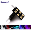 deechooll 2x CANBUS Error Free 6-SMD LED Car Bulbs for 2008-2015 Audi A4 S4 B8 Indoor light Footwell Lights Lamp Red Blue ► Photo 1/5