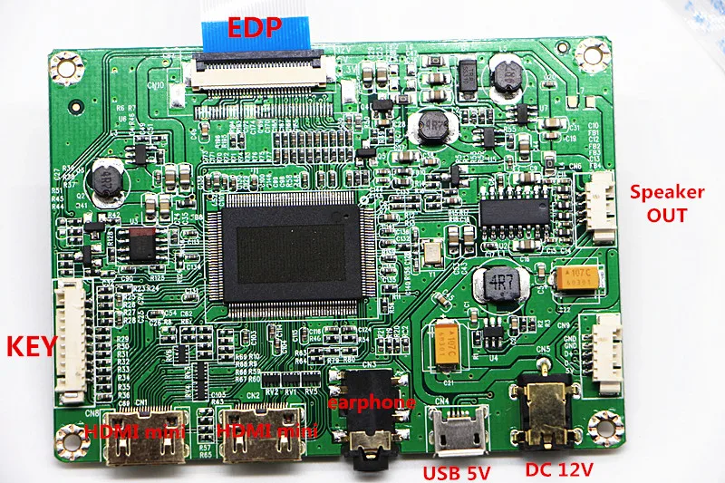  2 mini HDMI+Audio LCD Controller Board For 2K LCD controlador kit 13.3