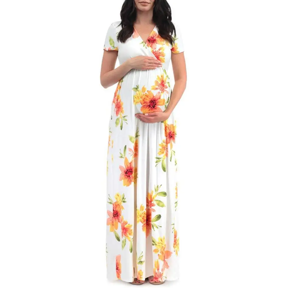 

Maternity Dress 2019 Pregnancy Photo Shoot Pregnant Women Mother Elegant Vestido Chiffon Party Evening Maternity Clothes
