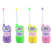 Walkie Talkies для детей, Мультяшные голосовые рации для мальчиков или девочек, игровой дом, интеллектуальная анимация, электрические игрушки