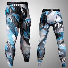 Камуфлированные облегающие штаны беговые колготки Мужской, футбол тренировочные брюки фитнес спортивные Леггинсы мужские спортивные штаны для бега