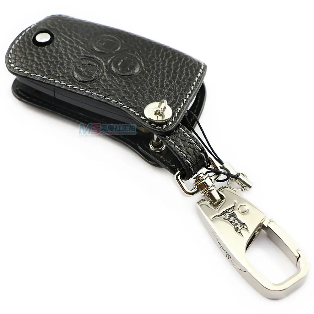 

Genuine Leather Car Key Wallet Key Cover Key Case for HONDA ODYSSEY FIT CIVIC SPIRIOR ACCORD INSIGHT CR-V CR-Z flip remote key