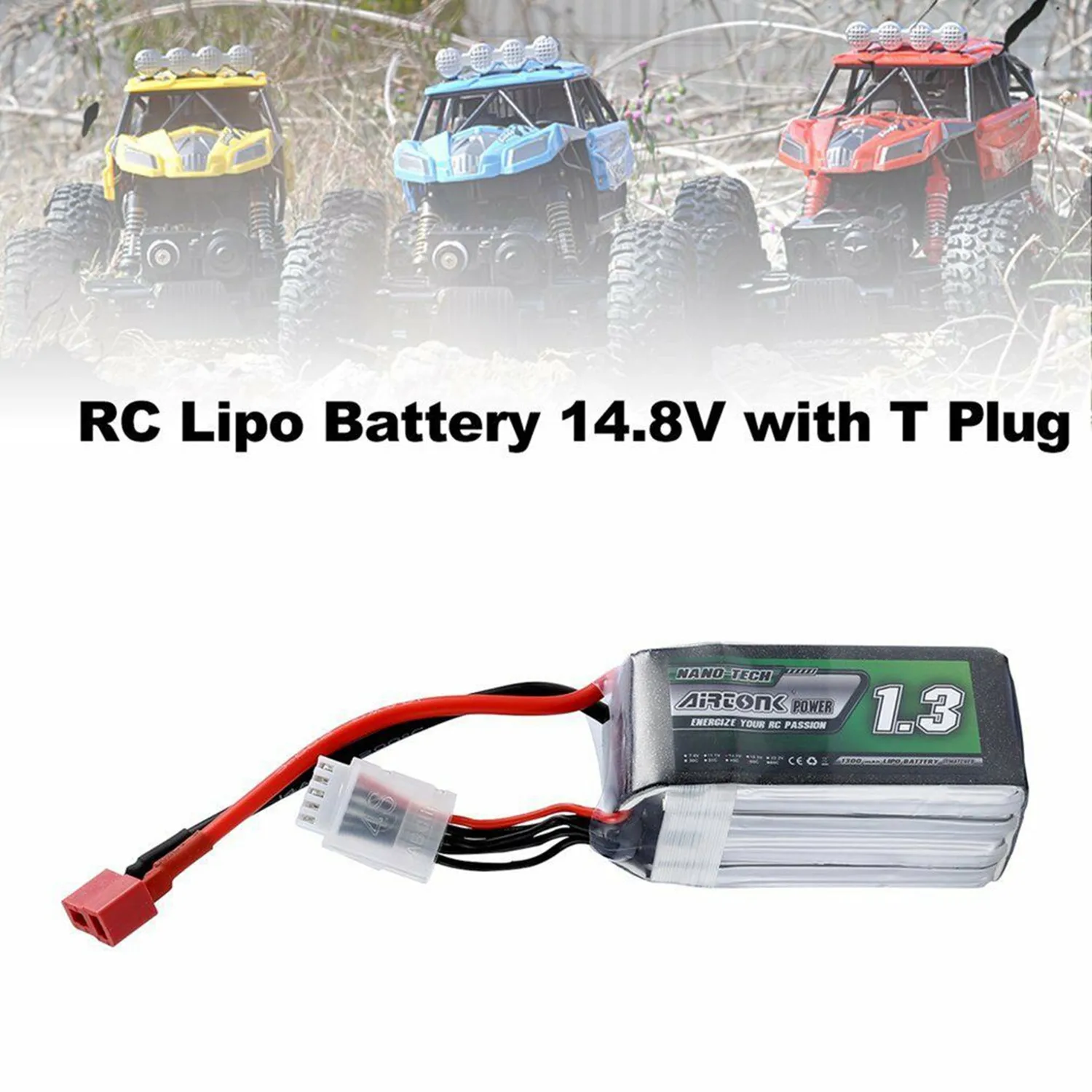 Airtonk 14 8 V 1300 Mah 30C 4S 1 P Lipo батарея T штекер для радиоуправляемого дрона