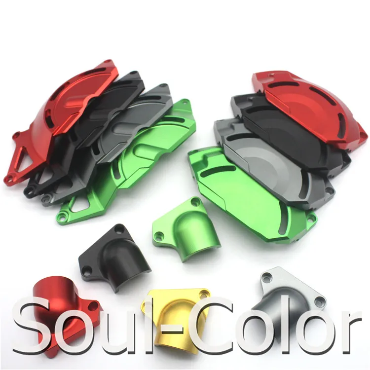 

Motorcycle Side Cover Crash Slider Falling Protection Crash Pad Engine Guard Set Protective CNC For KAWASAKI NINJA 400 2018 2019