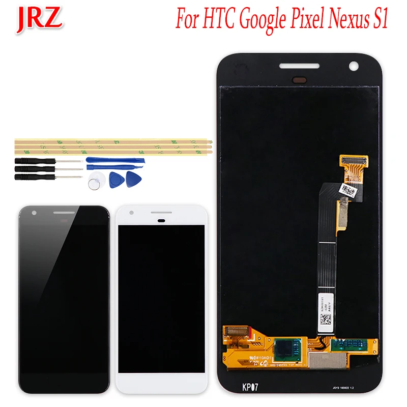 

JRZ For HTC Nexus S1 LCD Display Touch Screen Digitizer Assembly Replacement For Google Pixel Phone Replacement Parts+ Tools