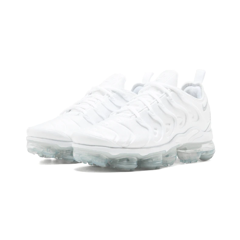 Nike Air Vapormax Plus White Running Shoes Breathable Mans Sports Sneakers #924453-100 Nike Air Vapormax Plus White Running Shoes Breathable Mans Sports Sneakers #924453-100