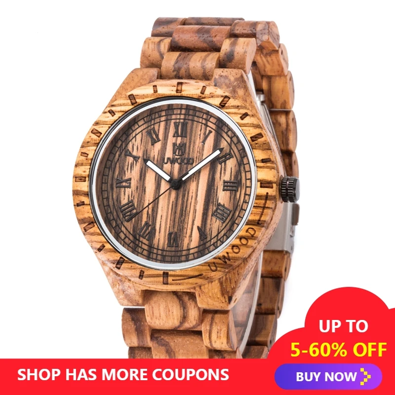

Wood Watch Men Date Luxury Brand Sport Male Wooden Band Wristwatches Male Clock Quartz Watches Relogio Sale
