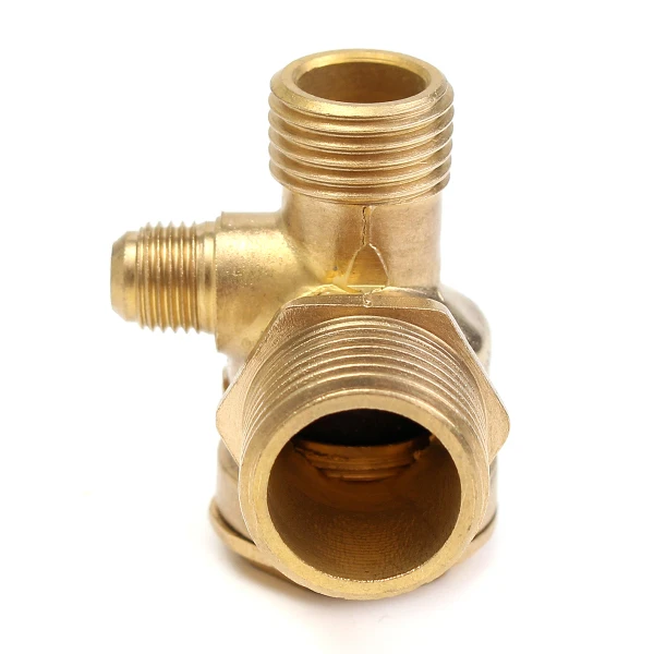 E101362 обратный клапан воздушный компрессор для Порты и разъёмы er кабель для мастера DIY Главная страница 3 Порты и разъёмы сплав цинка воздушный компрессор клапан