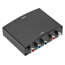 YPBPR к HDMI 1080 P к RGB Компонентный видео + R/L аудио адаптер конвертер