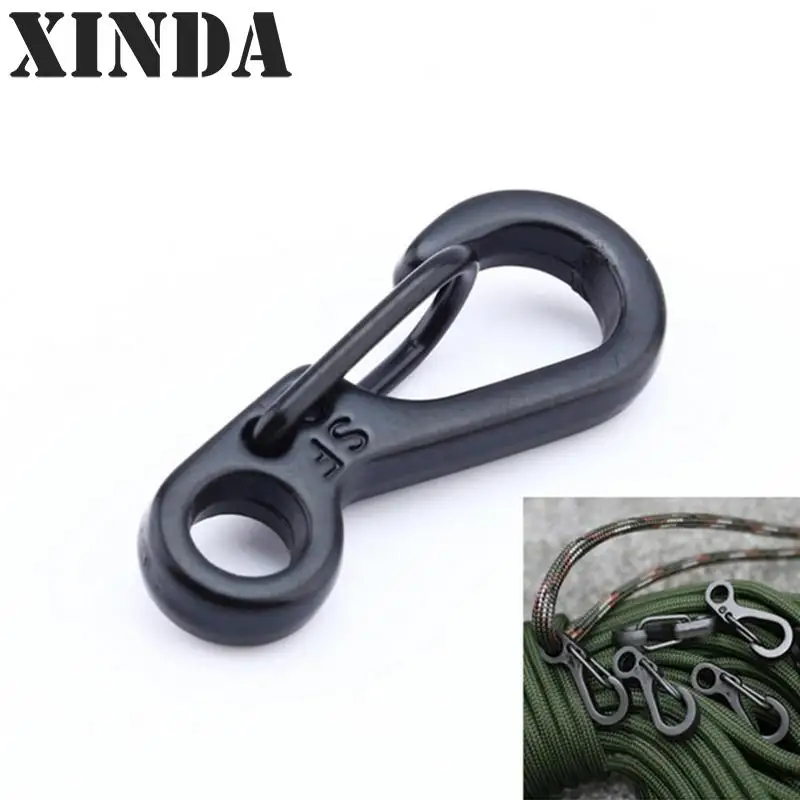 

10Pcs Spring Buckle Snap Alloy Nickel-free Plating Mini Key Chain Ring Clip Carabiner Bottle Hook Outdoor Travel Kits ZJF4699
