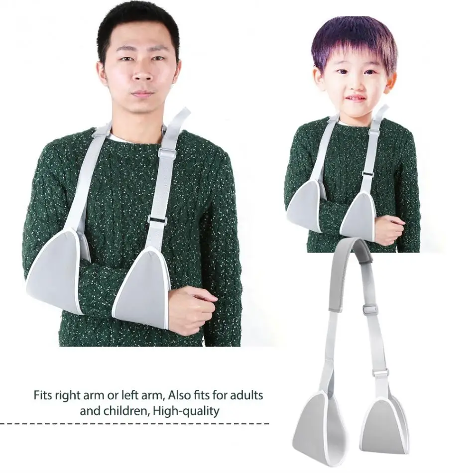 

Adjustable Shoulder Braces Medical Shoulder Arm Sling Swathe Brace Reinforced Immobilizer Broken Forearm Fracture Forearm Sling