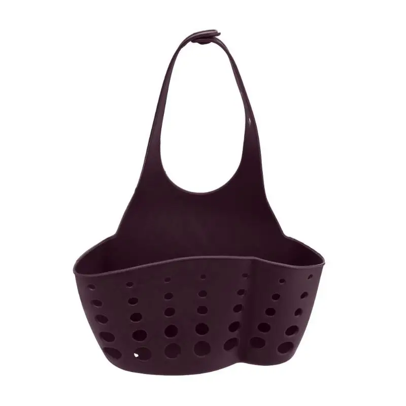 

Creative Kitchen Sponge Spoon Sink Drain Basket Hanging Bath Soap Organizer Box Holder Convenient Multi-hole Ventilation Design