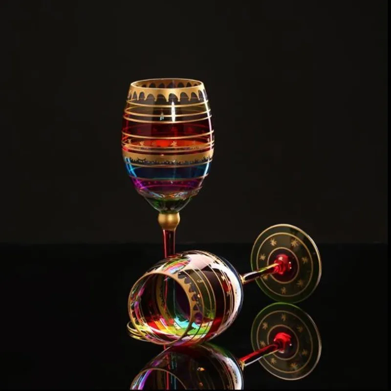 Colour Flower Receptacle You Goblet Red Wine Glass Grape Wine Glass