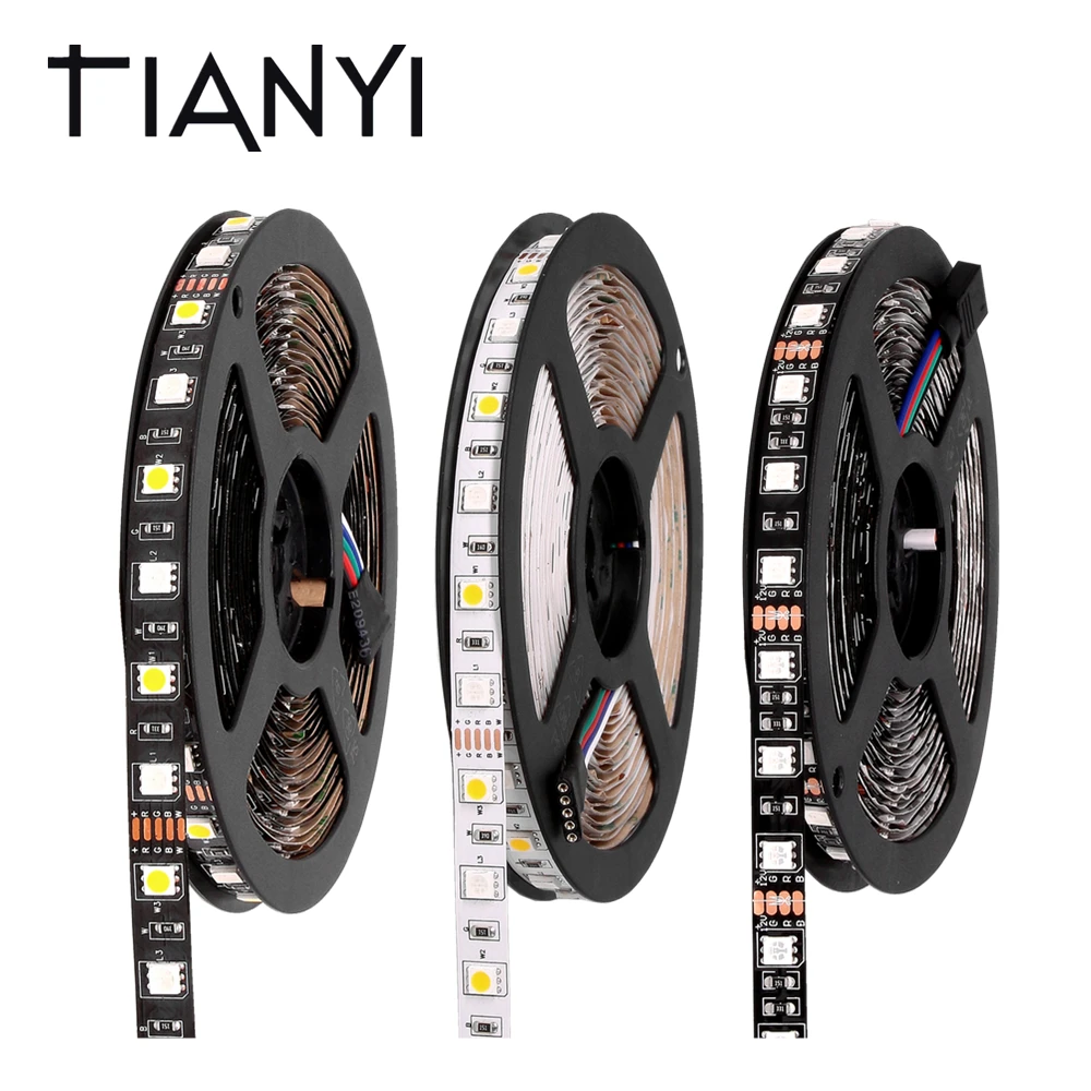 <b>5050 RGB LED</b> Strip Waterproof 12V <b>5M</b> 300LED RGBWW RGBW ...