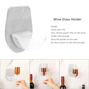 

Plastic Wine Glass Holder For The Bath Shower Red Wine Glass Holder silky strong Wine Glass Home Storage Rack