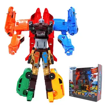 

7-in-1 Manual Automobile Transforming Robot Toy Educational Toys Set Assembly Robots For Kid Children Birthday Gift