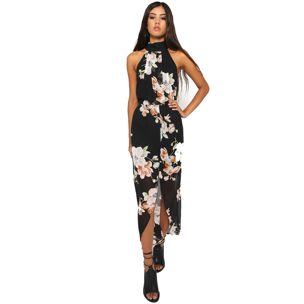 boho chiffon kleid