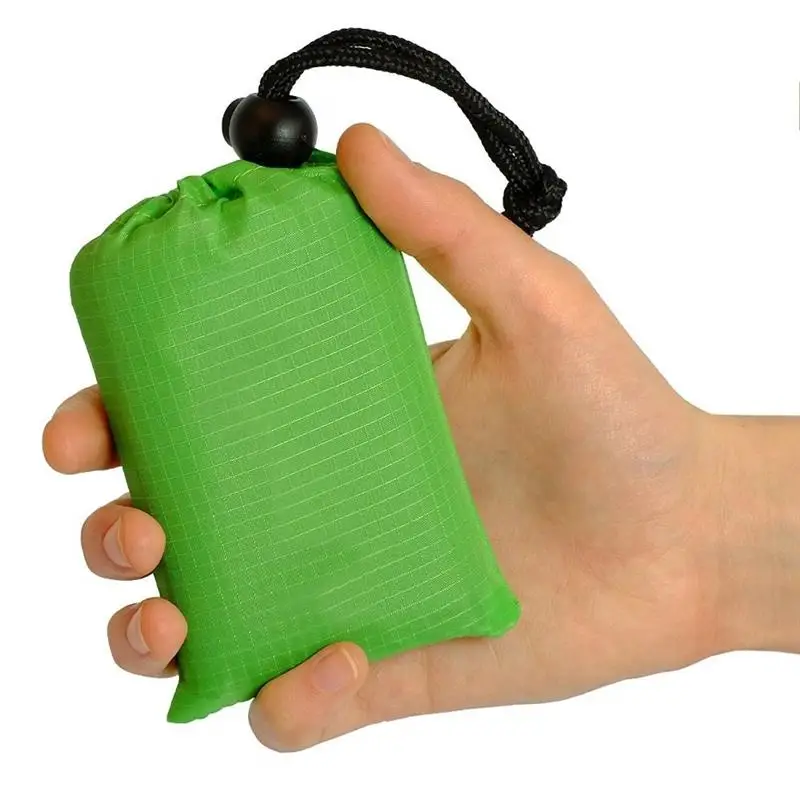 

Portable Ultra Thin Folding Camping Mat Pocket Blanket Camping Waterproof Blanket Outdoor Picnic Mat Sand Free Sand Beach Mat