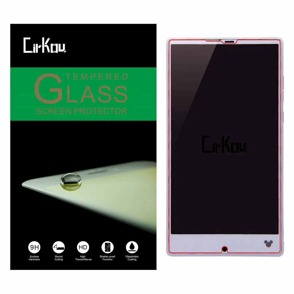 

2.5D Arc Edge 0.33mm 9H Hardness Anti-Burst 100% Tempered Glass Screen Protector Protective Film For AQUOS ZETA SH-01G SH-02G