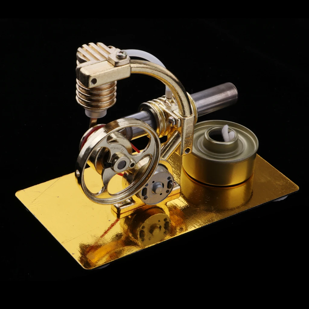 Hot Air Stirling Engine Model - Conversion of Heat Energy to Mechanical Work