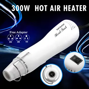 

300W Heat Guns 110V 220V EU Plug Electric Hot Air Mini Heat Shrink Wrap For DIY Embossing Drying Paint Crafts Power Tool