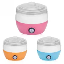 Бытовой 1Л бытовой Электрический автоматический йогурт Yoghurt набор «сделай сам» внутренний контейнер из нержавеющей стали 220 В