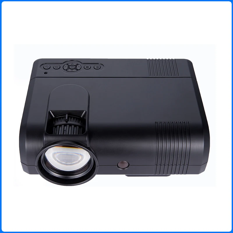 3D 1080P Mini Projector Full HD L8 3000 lumens LED Cinema Video Digital HD Home Theater Projector with AV Cable Power Cable