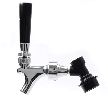 

Hot Sale Beer Tap Faucet With Ball Lock Home Brewing Stainless Steel Stem Draft Beer Keg Faucet With Ball Lock Disconnect Chro