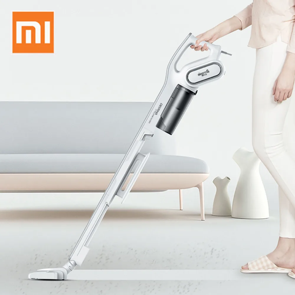 

Xiaomi Deerma DX700 2-In-1 Handheld Vacuum Cleaner With Large Capacity Dust Box Household Triple Filter Vertical Dust Collector