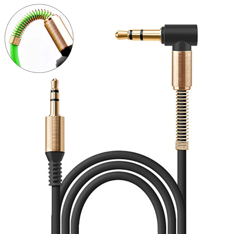 

AZiMiYO 3.5mm Audio Cable Audio extension cable 3.5 headphone adapter for lbj Headphones Car Xiaomi redmi 5 plus