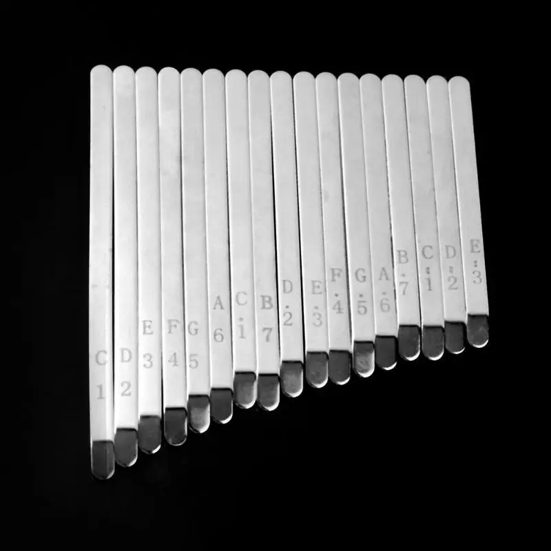 Запасные ключи из алюминиевого сплава для 17 Note Kalimba африканская мбира большой