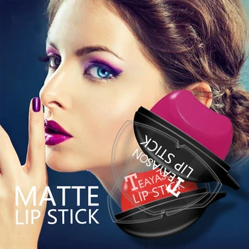 

Make Up Matte Lipstick Balm Waterproof Long Lasting Lip Stick 12 Color Moisturizing Lipgloss Cosmetic For Sexy Red Pigments