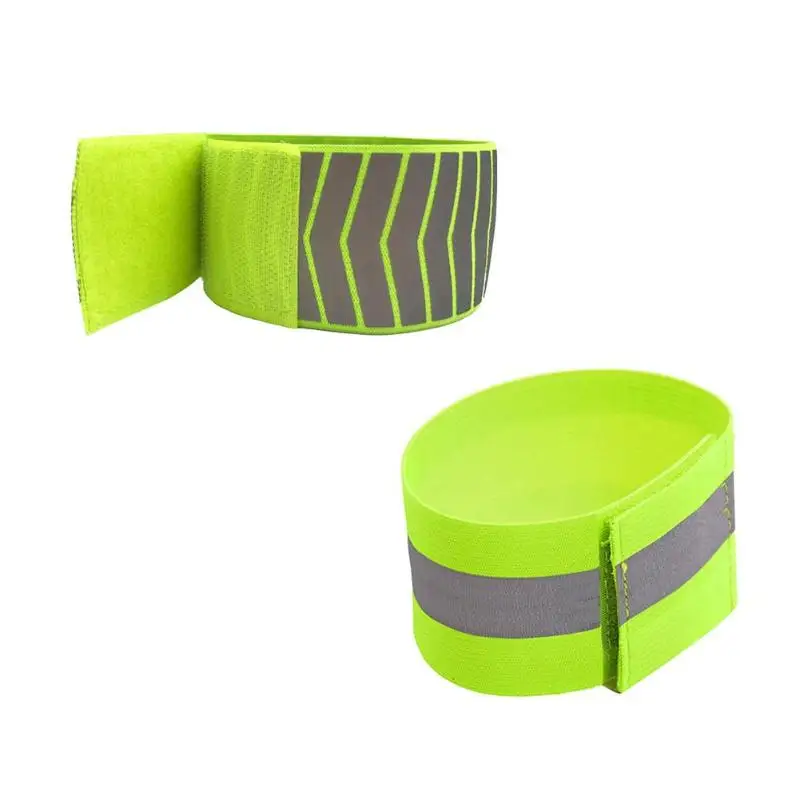 

Running Cycling Reflective Strips Warning Bike Safety Bicycle Bind Pants Hand Leg Strap Reflective Tape 2019