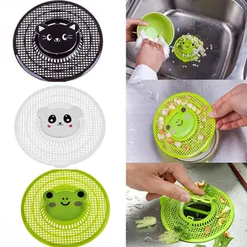 

2020 New Diameter of 12cm Kitchen Plastic Cartoon Sink Filter Bathroom Floor Drains Shower Hair Sewer Filter Colanders Strainer