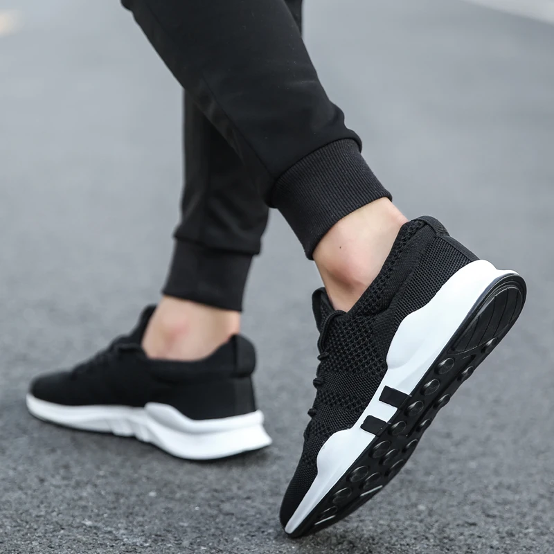 2019 الصيف جديد تحلق المنسوجة احذية الجري الرجال عارضة أحذية رياضية الرجال Flyknit تنفس شبكة ضوء المشي أحذية رياضية تنيس 2019 الصيف جديد تحلق المنسوجة احذية الجري الرجال عارضة أحذية رياضية الرجال Flyknit تنفس شبكة ضوء المشي أحذية رياضية تنيس