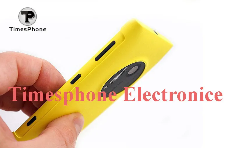 ucretsiz kargo yeni cc 3066 geri kablosuz sarj kapak icin nokia lumia 1020 cep telefonu perakende ambalaj sari ve siyah