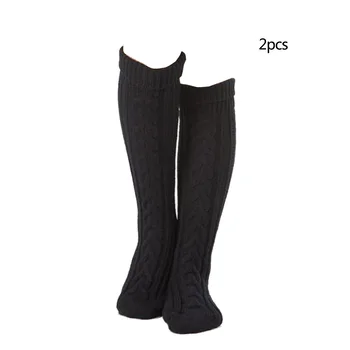 

1Pair Fashion Acrylic Fiber Sexy Stockings Knee Socks Stockings Warm Thigh High Over The Knee For Girls Ladies Accessories
