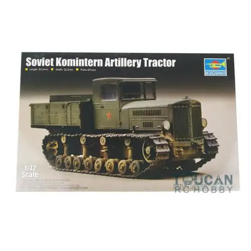 

Trumpeter 07120 1/72 Soviet Komintern Artillery Tractor Assembly Model Kit DIY
