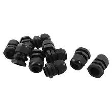 CNIM Hot 10 штук M20x1.5, M18x1.5 нейлон, 10 шт Черные Водонепроницаемые кабельные сальники