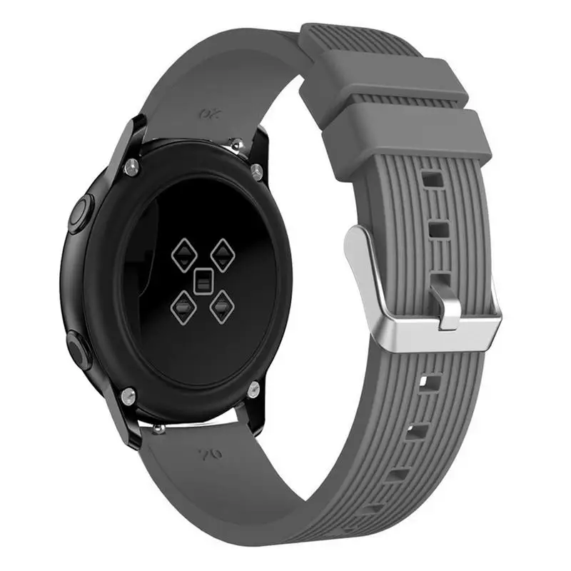 Силиконовый ремешок для часов samsung Galaxy Watch 46 мм 42 модный простой сплошной цвет