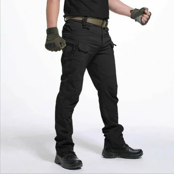 

Men Tactical Cargo Pants 2019 New Fashion Combat Military Pants Man Multi-pocket Tunic Long Trousers Casual Sport Outdoor Pant