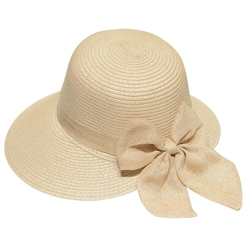 Womens Sun Hat Big Bow Floppy Summer Hats for Women Beach Panama Straw Bucket Hat Sun Visor Femme Cap Womens Sun Hat Big Bow Floppy Summer Hats for Women Beach Panama Straw Bucket Hat Sun Visor Femme Cap