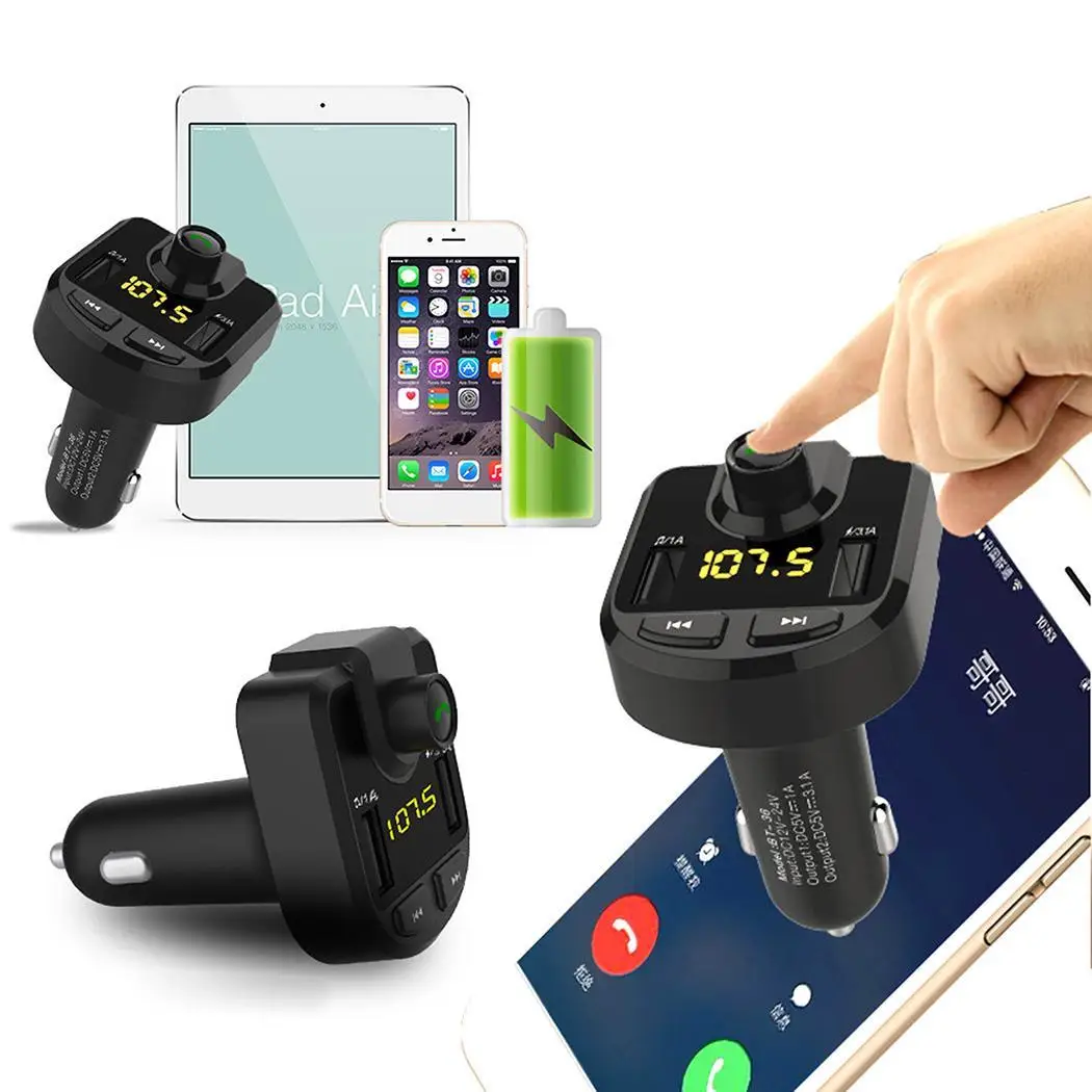 Двойной диск USB без плеер BT36 24 В MP3 Bluetooth автомобиля 10 м памяти передатчик DC5V