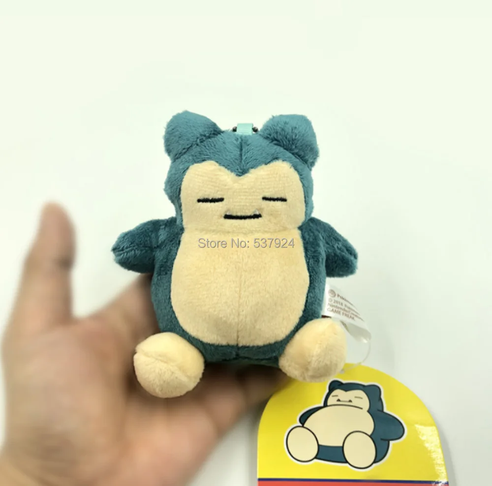 6 стилей Q Pikchu чармандер, Сквиртл Bulbasaur Mew Snorlax " 10 см Брелок-плюшевая кукла подвеска-CPPY