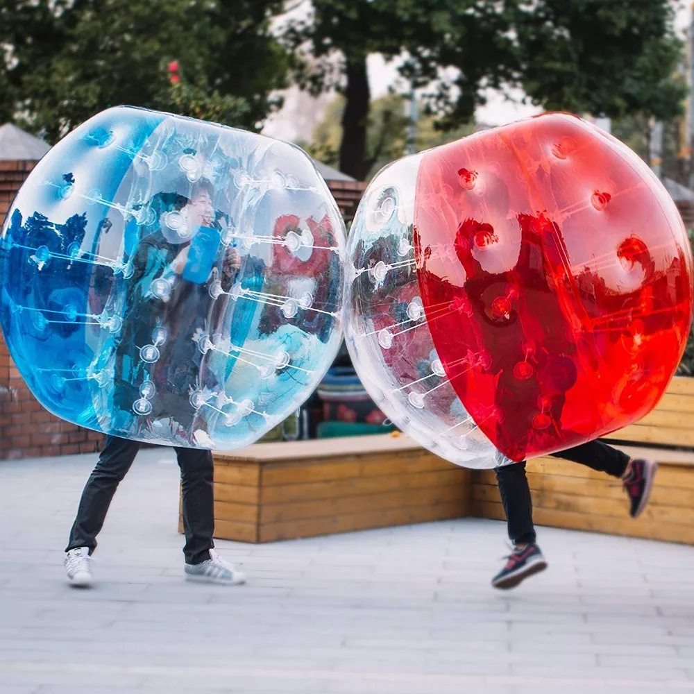 Футбол в шаре. Надувной мяч Zorb из ТПУ 0,08 мм, 1 м, 1,2 м, 1,5 м, 1,7 м. Бампербол. Бампербол или Bubble-Soccer. Шары для бампербола.