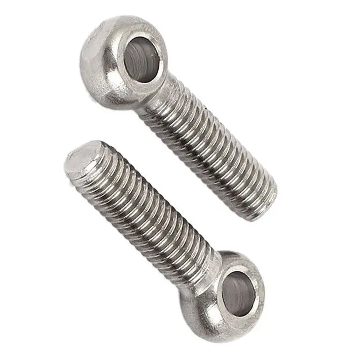 CNIM горячий M8 x 30 мм 304 нержавеющая сталь Uni Eyebolt eye винт 4 шт|Дверные зажимы из