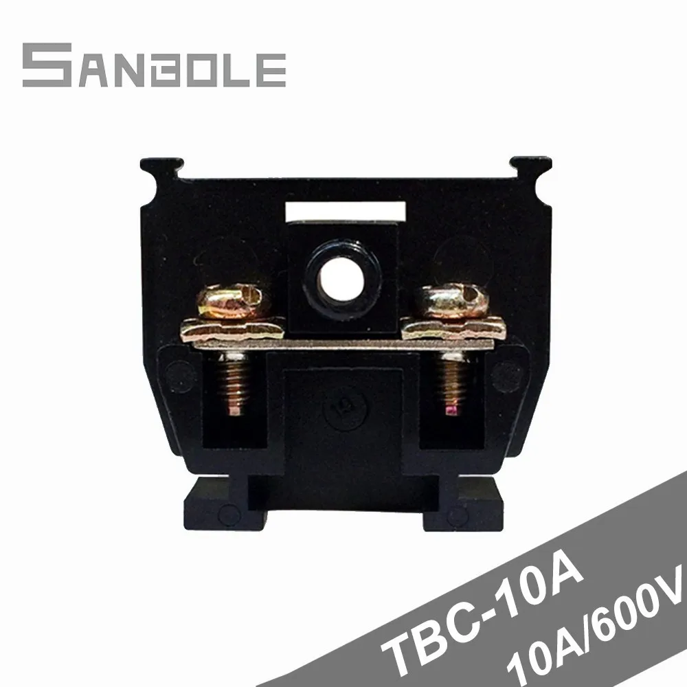 

Terminal block TBC-10A Group Type 10A / 600V General Purpose Connection Terminal Row Connector Plate Copper (100pcs)