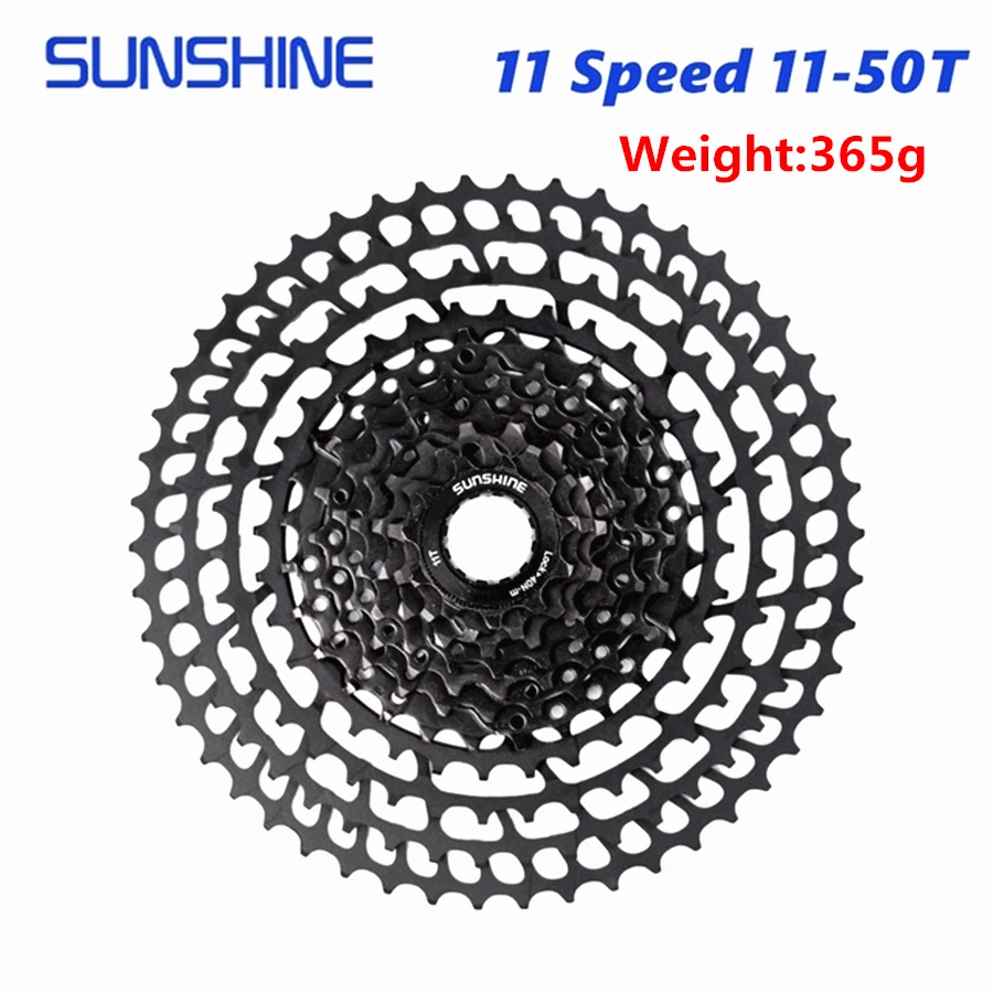 Кассета SUNSHINE 11 скоростей 50T MTB горный велосипед кассета Free wheel совместима с SHIMANO