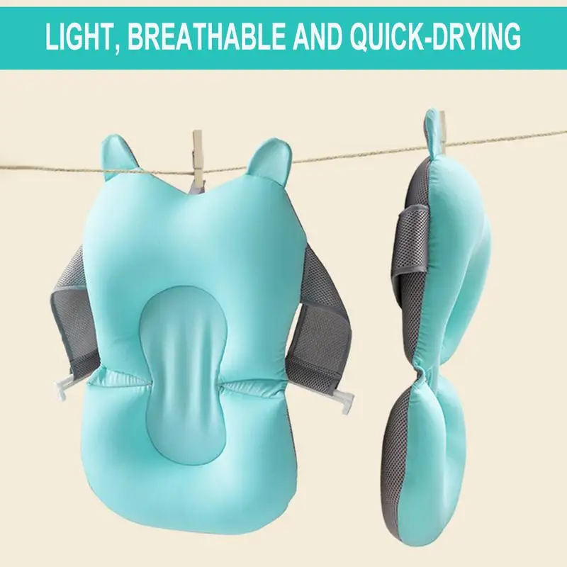 الطفل وسادة حمام الحشو لينة الرضع المتسكع ل حوض مكافحة زلة حصيرة الوليد حمام دش وسادة